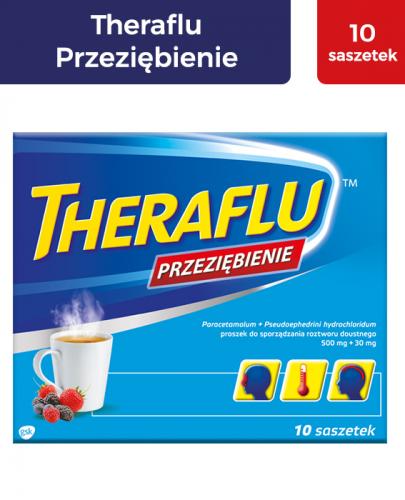 THERAFLU PRZEZIĘBIENIE Lek na objawy przeziębienia i grypy - 10 sasz. - Apteka internetowa Melissa