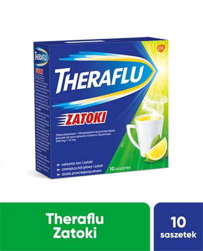 THERAFLU ZATOKI Lek na chore zatoki - 10 sasz. - cena, dawkowanie, opinie - Apteka internetowa Melissa