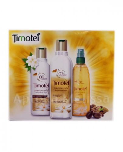  TIMOTEI PRECIOUS OIL Szampon do włosów - 250 ml + Odżywka do włosów - 200 ml + Mgiełka upiększająca - 150 ml - Apteka internetowa Melissa  