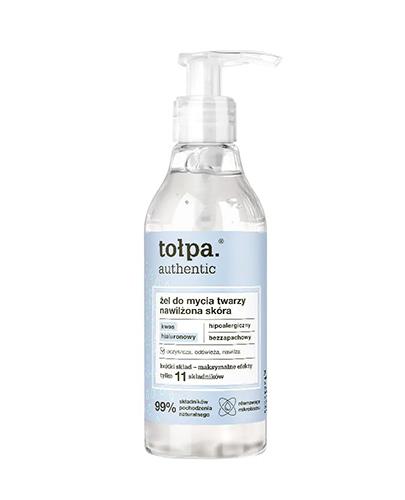 Tołpa Authentic Żel do mycia twarzy nawilżona skóra, 195 ml