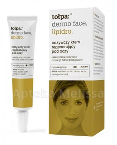 TOŁPA DERMO FACE LIPIDRO Odżywczy krem regenerujący pod oczy - 10 ml - Apteka internetowa Melissa