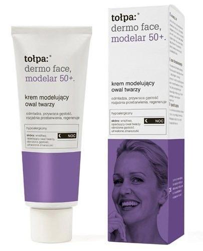 TOŁPA DERMO FACE MODELAR 50+ Krem modelujący owal twarzy na noc - 40 ml - Apteka internetowa Melissa