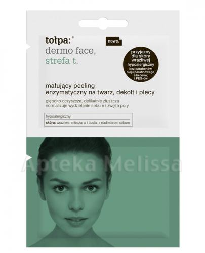 TOŁPA DERMO FACE Peeling matujący enzymatyczny na twarz dekolt i plecy - 2x6 ml - Apteka internetowa Melissa