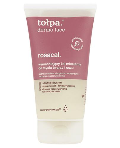 TOŁPA DERMO FACE ROSACAL Żel micelarny do mycia twarzy i oczu - 150 ml - cena, opinie, skład