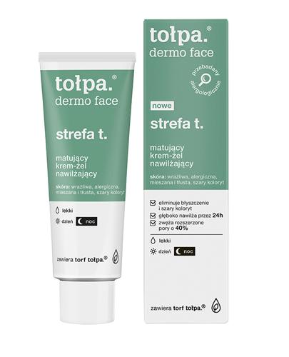 Tołpa Dermo Face Strefa T Matujący krem-żel nawilżający - 40 ml - cena, opinie, wskazania - Apteka internetowa Melissa
