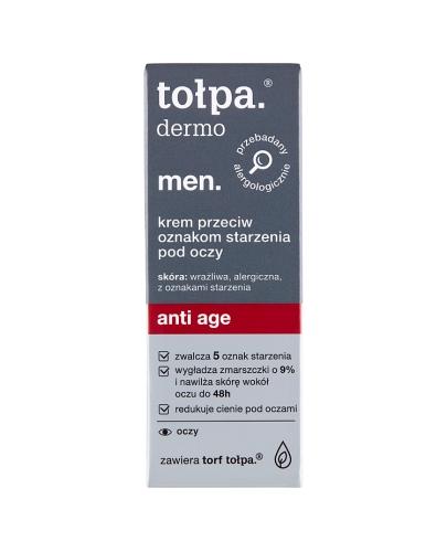  Tołpa Dermo Men Anti Age Krem przeciw oznakom starzenia pod oczy - 10 ml - cena, opinie, właściwości  - Apteka internetowa Melissa  