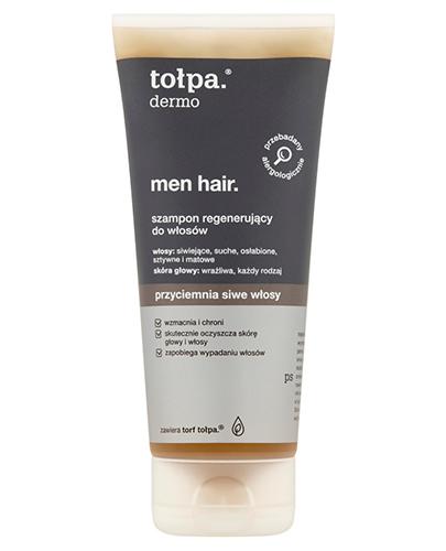 TOŁPA DERMO MEN HAIR Szampon regenerujący do włosów siwych - 200 ml - Apteka internetowa Melissa
