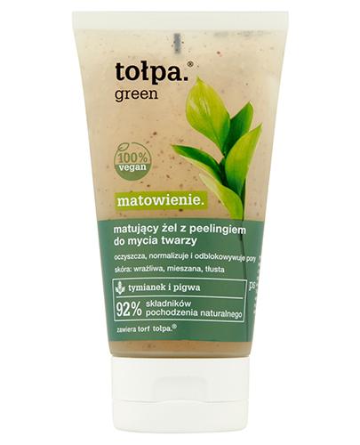  Tołpa Green Matujący żel-peeling do mycia twarzy - 150 ml - cena, opinie, właściwości - Apteka internetowa Melissa  