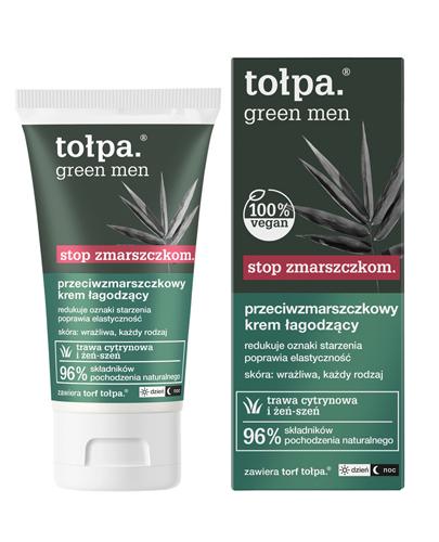 TOŁPA GREEN MEN Przeciwzmarszczkowy krem łagodzący - 50 ml