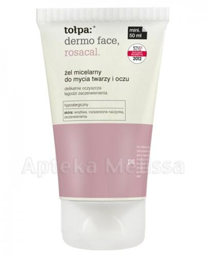 TOŁPA DERMO FACE ROSACAL MINI Żel micelarny do mycia twarzy i oczu - 50 ml - Apteka internetowa Melissa
