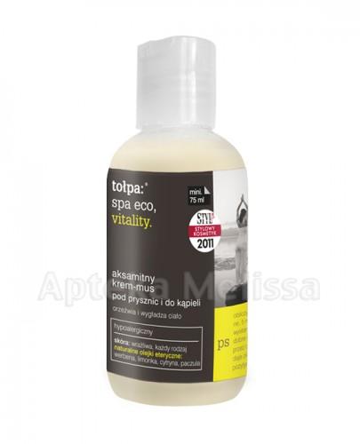 TOŁPA SPA ECO VITALITY MINI Aksamitny krem-mus pod prysznic i do kąpieli - 75 ml - Apteka internetowa Melissa