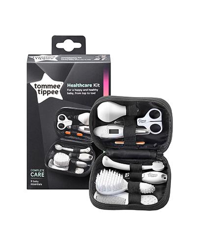 Tommee Tippee Closer To Nature Zestaw pielęgnacyjny Cyfrowy termometr doustny + Aspirator do nosa + Szczoteczka do zębów + Szczoteczka do włosów + Grzebień + Nożyczki + Pilniczki - 2 szt. + Cążki do paznokci - cena, opinie, właściwości - Apteka internetowa Melissa