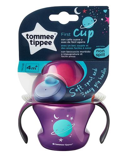 Tommee Tippee First Cup Kubek Pierwszy z uchwytami 4 m+ kolor fioletowy - 150 ml - cena, opinie, właściwości - Apteka internetowa Melissa