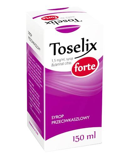  TOSELIX FORTE Syrop przeciwkaszlowy - 150 ml. Na kaszel suchy. - Apteka internetowa Melissa  