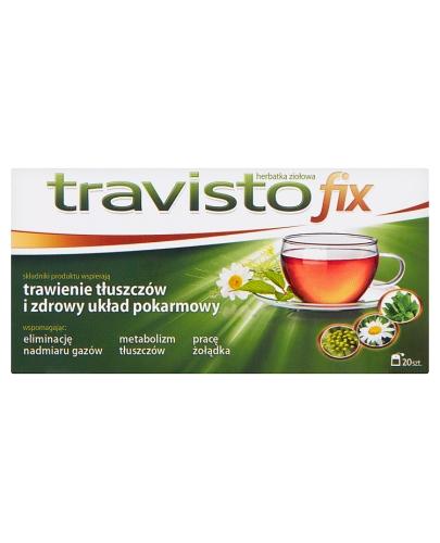  TRAVISTO FIX  Herbatka ziołowa - 20 sasz. - na lepsze trawienie - cena, stosowanie, opinie  - Apteka internetowa Melissa  