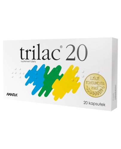 TRILAC 20, 20 kaps., cena, opinie, wskazania - Apteka internetowa Melissa