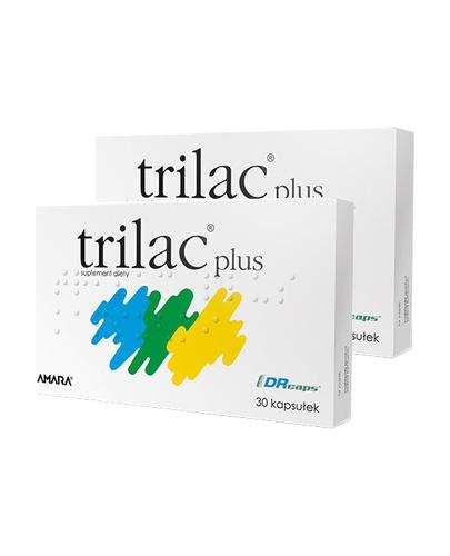  TRILAC PLUS, 2 x 30 kaps., cena, wskazania, właściwości - Apteka internetowa Melissa  