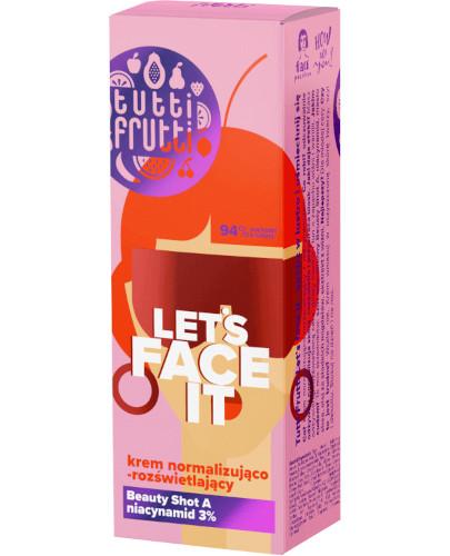  Tutti Frutti Let's Face It krem normalizująco-rozświetlający z niacynamidem 3% + Beauty Shot A 50 ml - Apteka internetowa Melissa  
