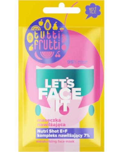  Tutti Frutti Let's Face It nawilżająca maseczka z kompleksem nawilżającym 7% + Nutri Shot E+F 7 g - Apteka internetowa Melissa  