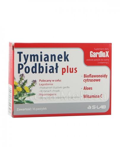 TYMIANEK I PODBIAŁ PLUS - 16 past. - Apteka internetowa Melissa
