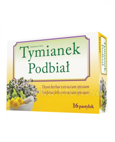 TYMIANEK PODBIAŁ Pastylki do ssania - 16 szt. - Apteka internetowa Melissa