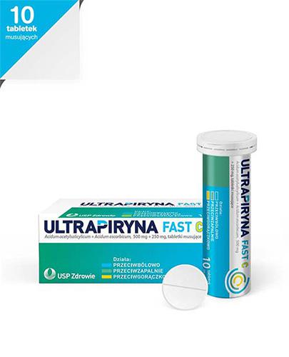  Ultrapiryna Fast C, 10 tabletek - ważny do 2024-07-31  
