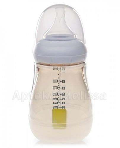 UMEE Antykolkowa butelka z osłonką do karmienia biała 0m+ - 260 ml - Apteka internetowa Melissa