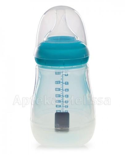 UMEE Antykolkowa butelka z osłonką do karmienia niebieska 0m+ - 260 ml - Apteka internetowa Melissa