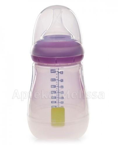  UMEE Antykolkowa butelka z osłonką do karmienia fioletowa 0m+ - 260 ml - Apteka internetowa Melissa  