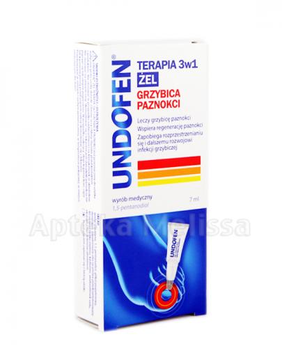 UNDOFEN ŻEL TERAPIA 3W1 Przeciw grzybicy paznokci - 7 ml