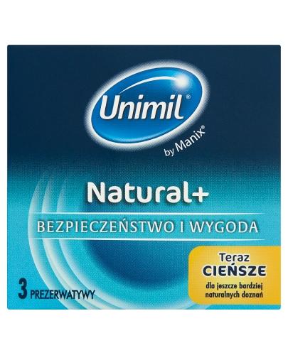 UNIMIL NATURAL Prezerwatywy - 3 szt. - Apteka internetowa Melissa