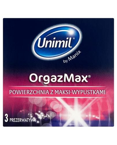  UNIMIL ORGAZMAX Prezerwatywy z wypustkami - 3 szt. - Apteka internetowa Melissa  