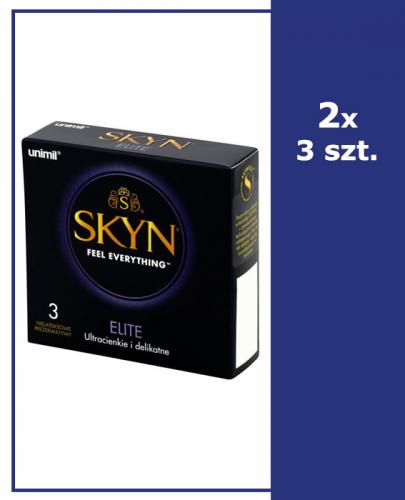 Unimil Skyn Elite prezerwatywy ultracienkie - 2 x 3 szt. - cena, właściwości, opinie