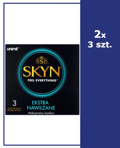 Unimil Skyn Extra Nawilżane prezerwatywy - 2 x 3 szt. - cena, właściwości, opinie - Apteka internetowa Melissa  