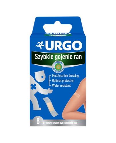 URGO SZYBKIE GOJENIE RAN Dwa rozmiary plastrów - 8 szt. - Apteka internetowa Melissa
