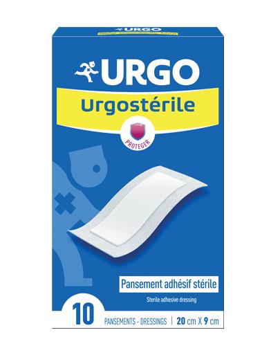 Urgo Urgosterile 20 cm x 9 cm - 10 szt. - cena, opinie, stosowanie