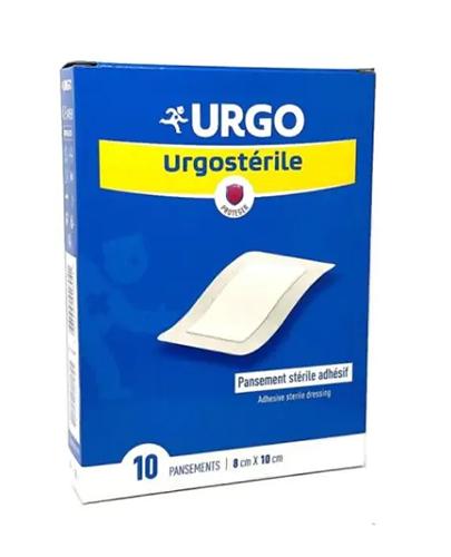 Urgo Urgosterile 8 cm x 10 cm, 10 sztuk - Apteka internetowa Melissa