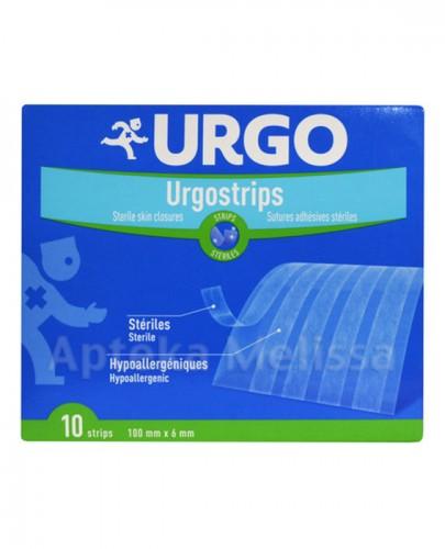 URGOSTRIP Sterylne paski do zamykania ran sterylne 100 mm x 6 mm - 10 szt. - Apteka internetowa Melissa