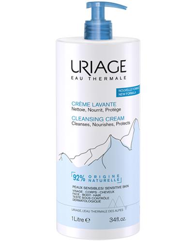Uriage Creme Lavante Krem do mycia z Wodą Termalną Uriage z Alp francuskich, 1000 ml, cena, opinie, wskazania