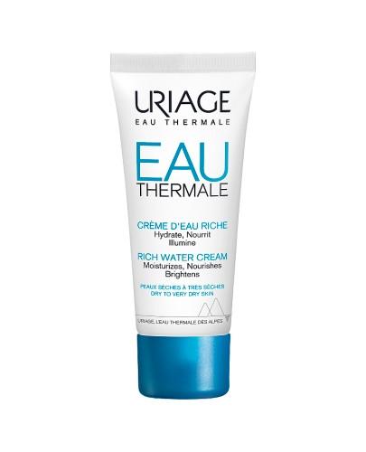 URIAGE EAU THERMALE Bogaty krem aktywnie nawilżający do skóry suchej i bardzo suchej - 40 ml - Apteka internetowa Melissa
