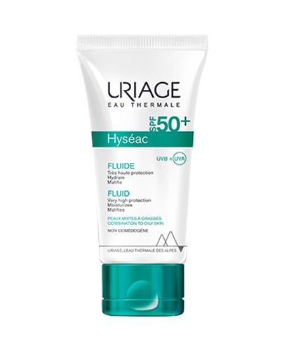  URIAGE HYSEAC Fluid przeciwsłoneczny do skóry trądzikowej SPF50 - 50 ml - cena, opinie, stosowanie - Apteka internetowa Melissa  