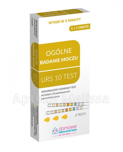  HYDREX URS 10 TEST Domowy test do ogólnego badania moczu - 2 szt. - Apteka internetowa Melissa  