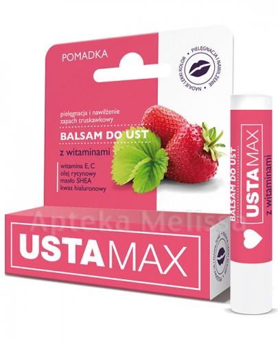 USTAMAX Balsam do ust z witaminami - 4,9 g - Apteka internetowa Melissa
