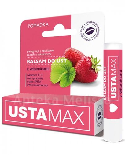  USTAMAX Balsam do ust z witaminami - 4,9 g - Apteka internetowa Melissa  