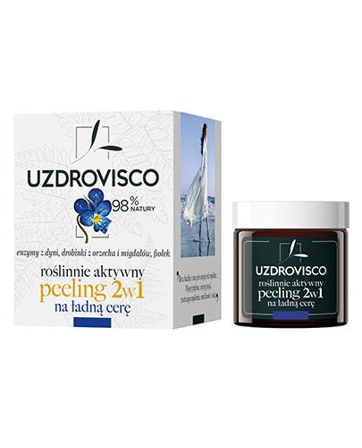 Uzdrovisco Roślinnie aktywny peeling 2w1 na ładną cerę Fiołek - 50 ml - cena, opinie, wskazania - Apteka internetowa Melissa