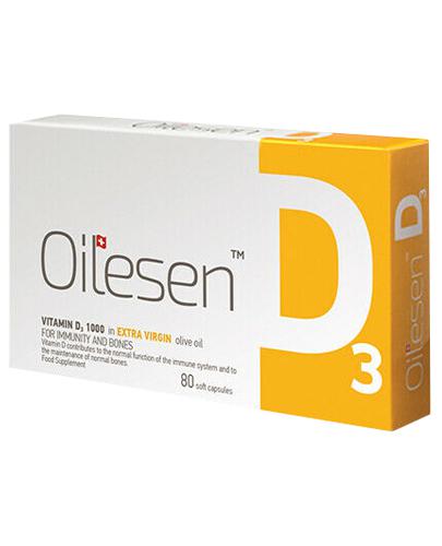  Valentis Oilesen Vitamin D3 1000 - 80 kaps. - cena, opinie, składniki - Apteka internetowa Melissa  