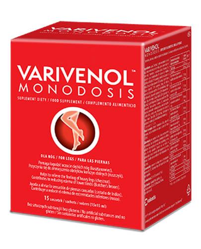  VARIVENOL MONODOSIS - 15 sasz. x 15 ml.  Suplement diety dla nóg. - Apteka internetowa Melissa  