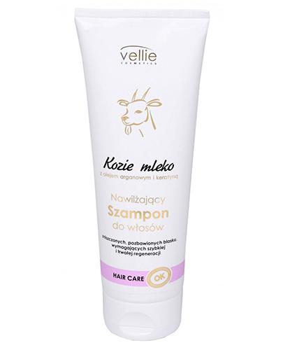  Vellie Cosmetics Kozie Mleko Szampon nawilżający do włosów, 250 ml, cena, opinie, składniki - Apteka internetowa Melissa  