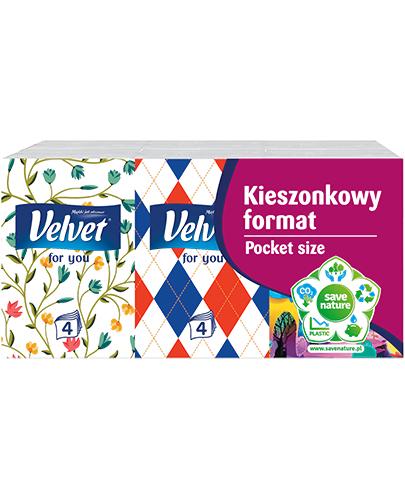  Velvet Chusteczki higieniczne kieszonkowy format, 6 x 7 sztuk - Apteka internetowa Melissa  