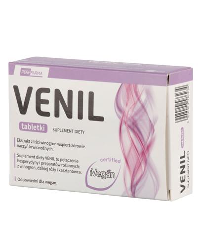 VENIL - 30 tabl. - naczynia krwionośne - cena, opinie, wskazania - Drogeria Melissa